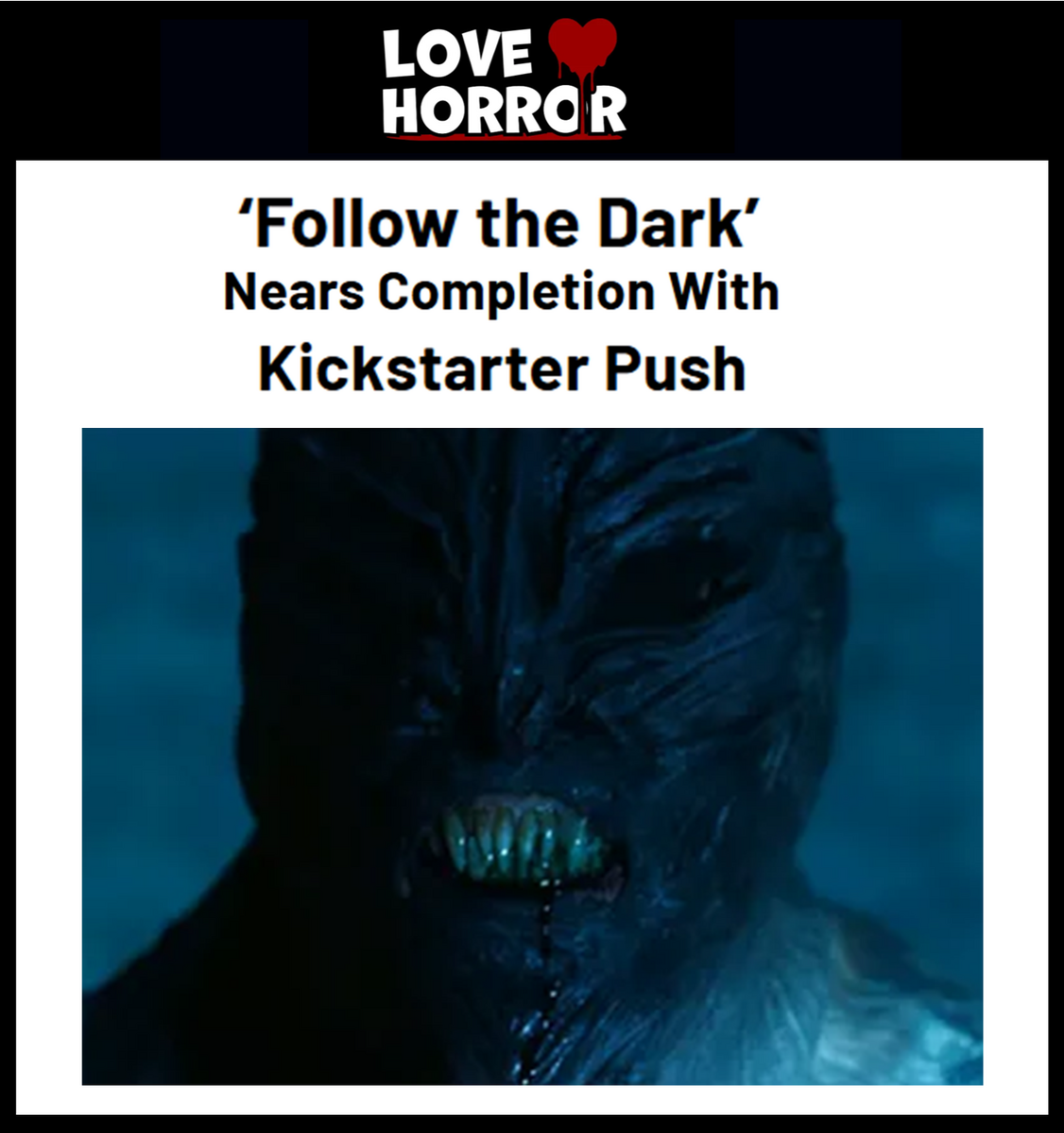 Follow the dark